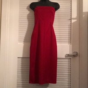 Gorgeous red tea length dress ♥️♥️